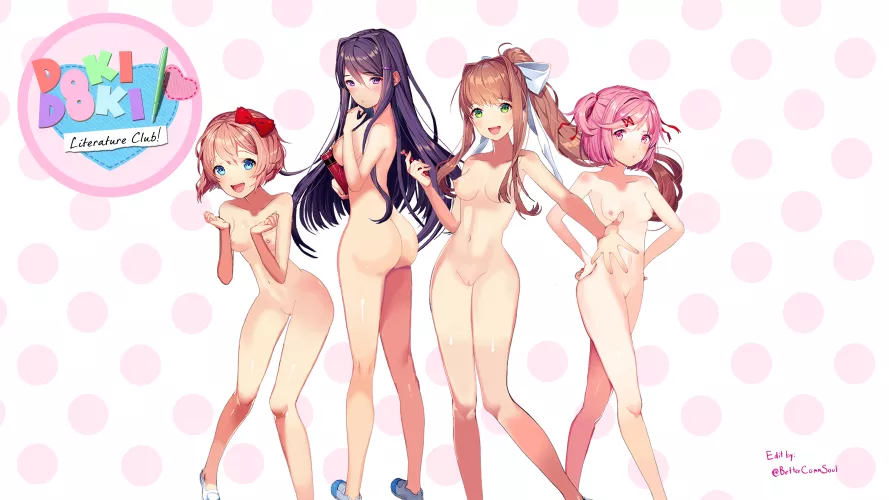 Doki Doki girls edit commission :3  (@BetterCommSoul)