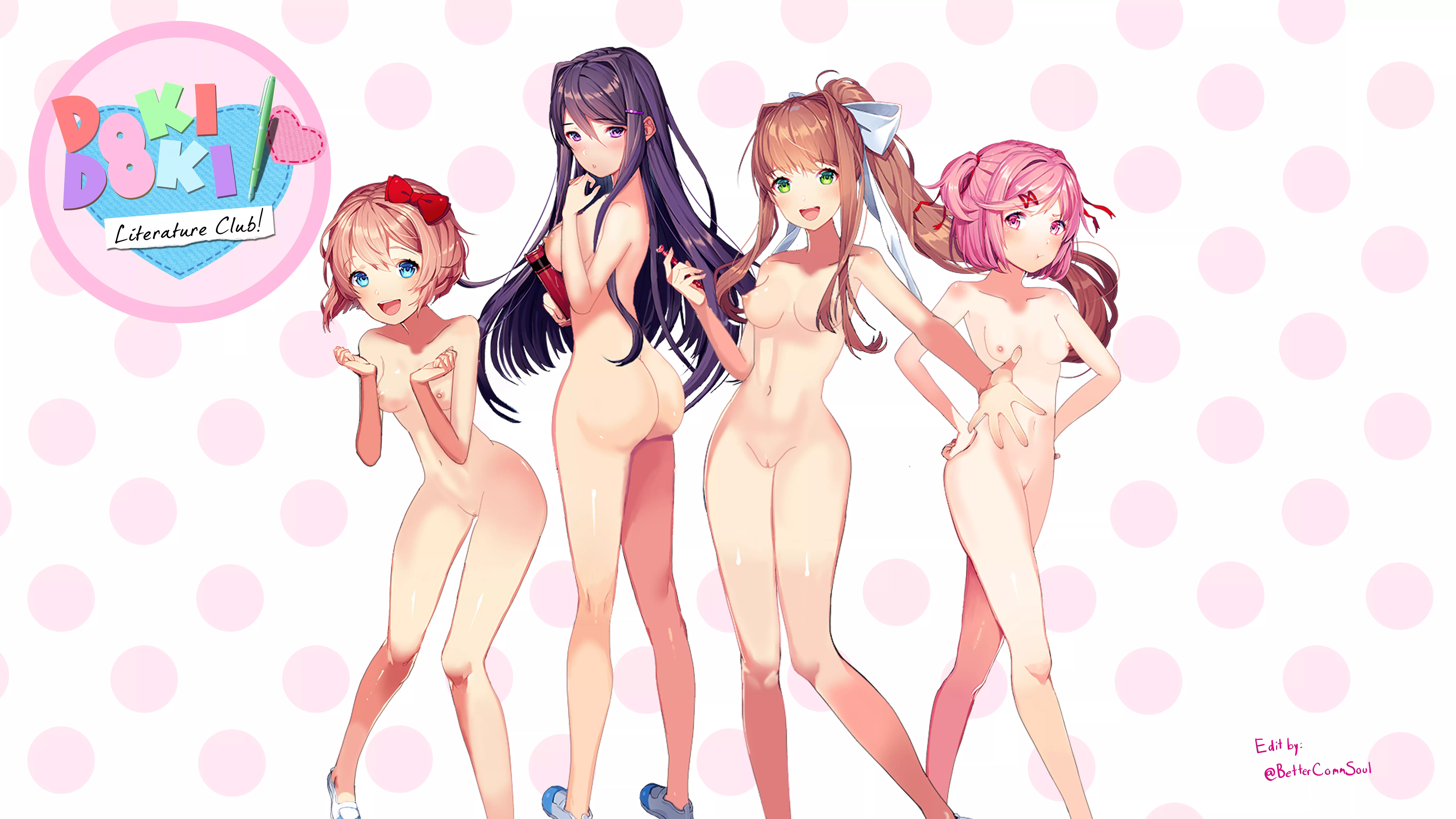 Doki Doki girls edit commission :3  (@BetterCommSoul)