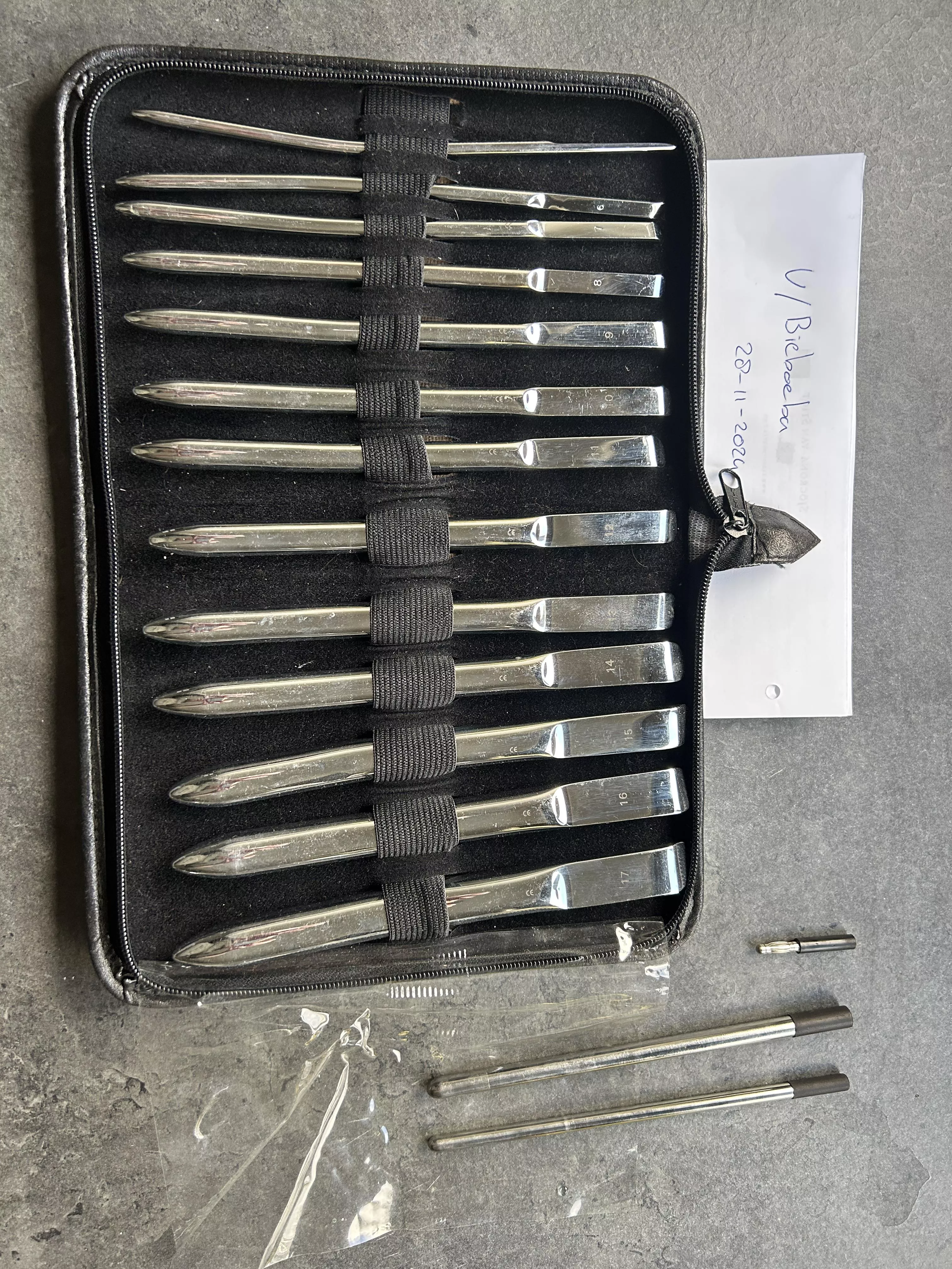 [EU/NL] Set 5mm till 17mm € 30 + 2 e-stim 6mm & 8mm € 20