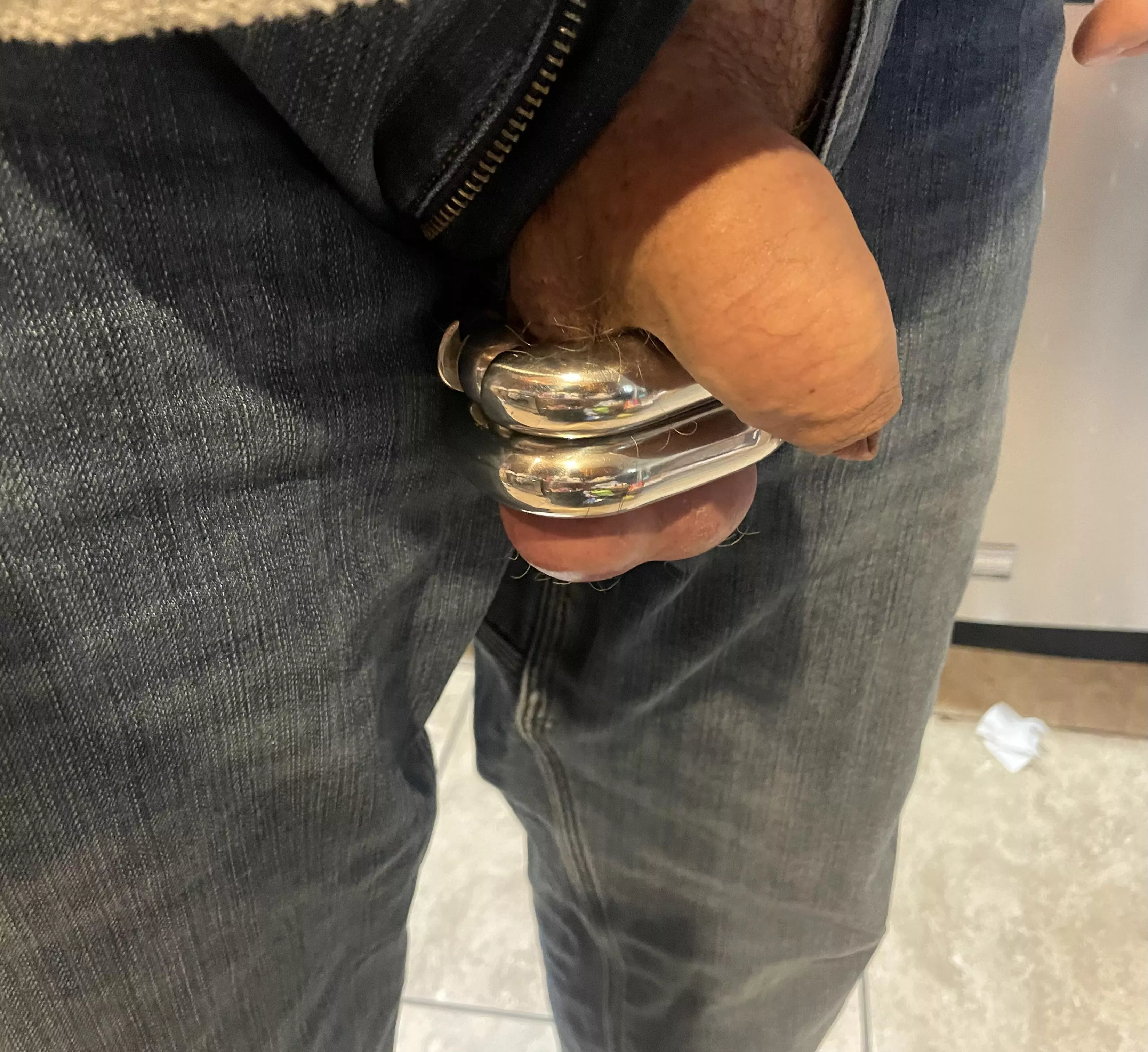 First time wear double weights out.