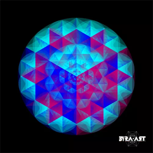 Fractal Metatron’s Cube Study. Illustrator. 2024.