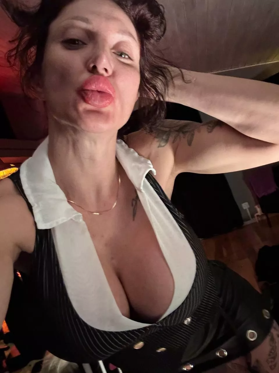 Go for a kiss or remove my top first, your choice