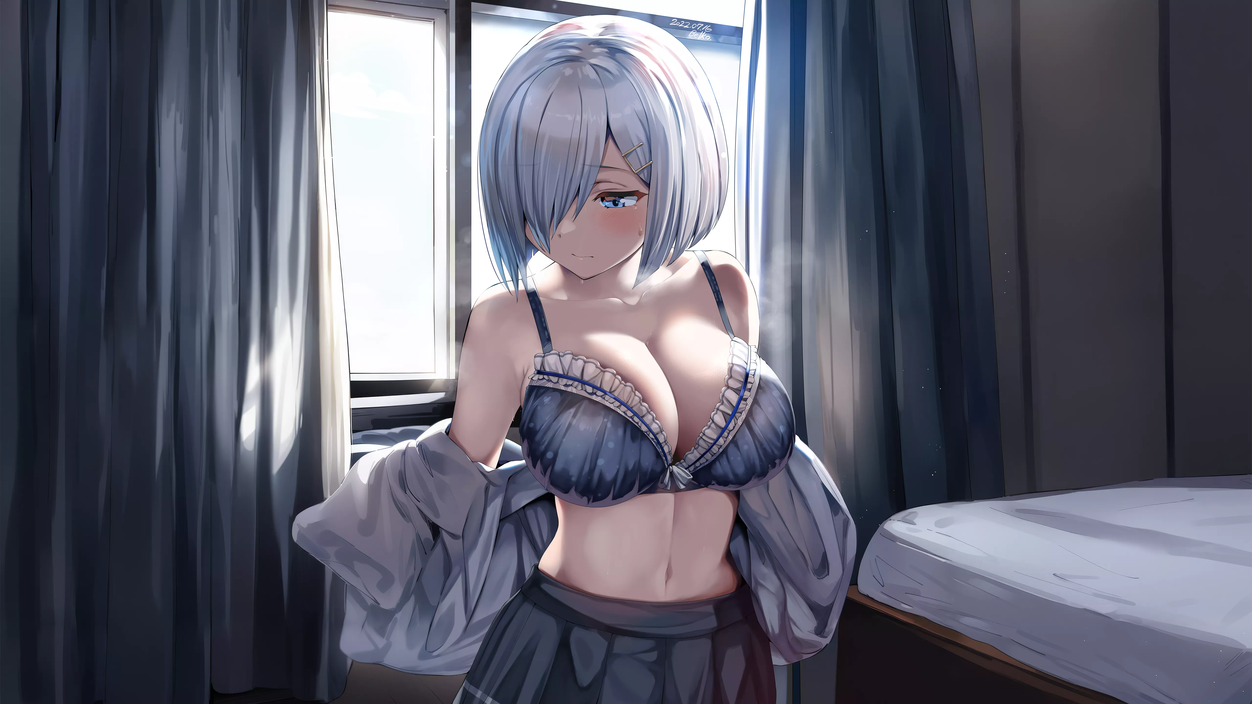 Hamakaze - Frills Expose [Kantai Collection] (5120x2880)
