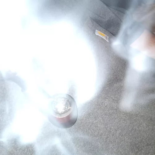 Happy Thanksgiving everybody. I fumbled my phone earlier and accidentally took this picture, thought I'd share. What a smokey day.