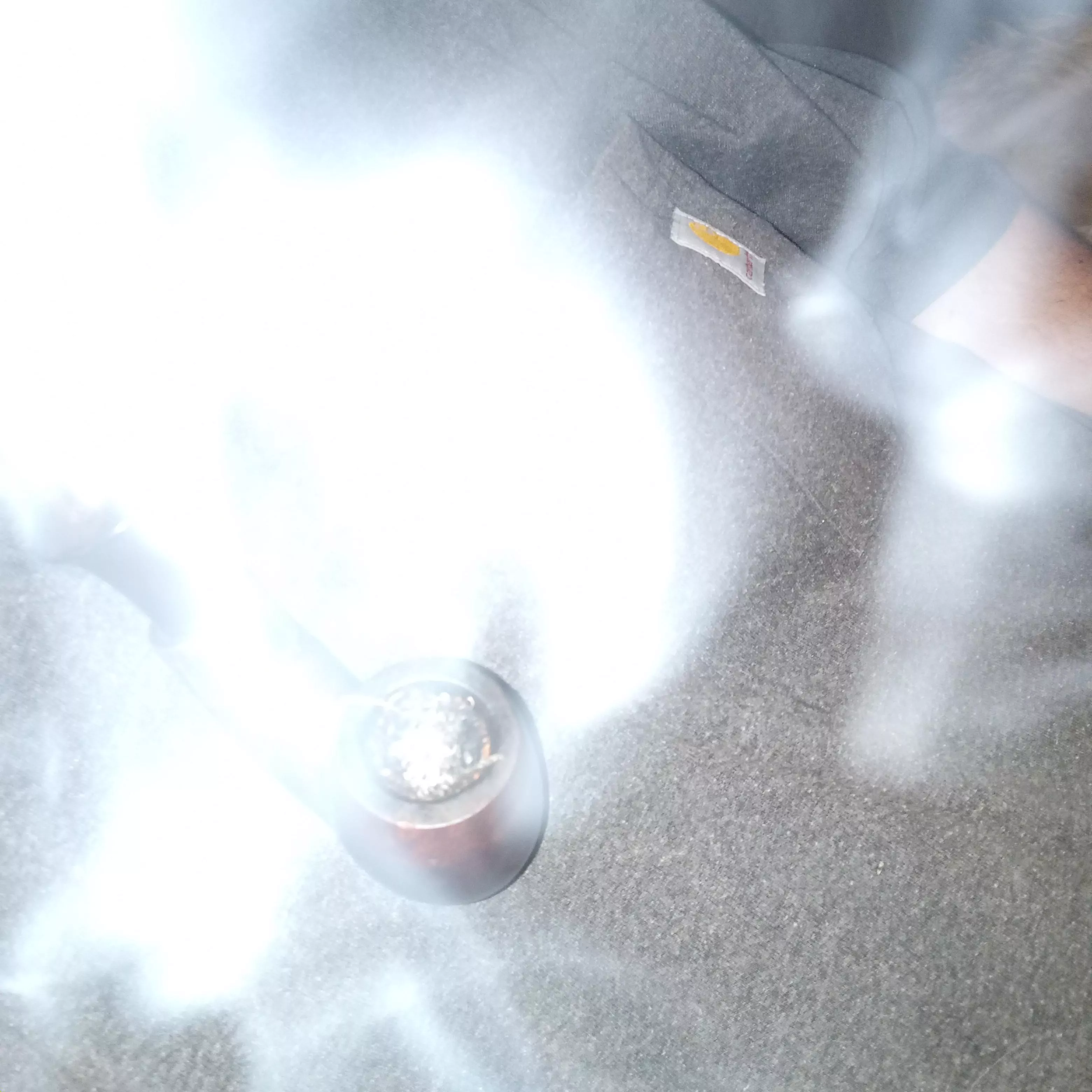 Happy Thanksgiving everybody. I fumbled my phone earlier and accidentally took this picture, thought I'd share. What a smokey day.