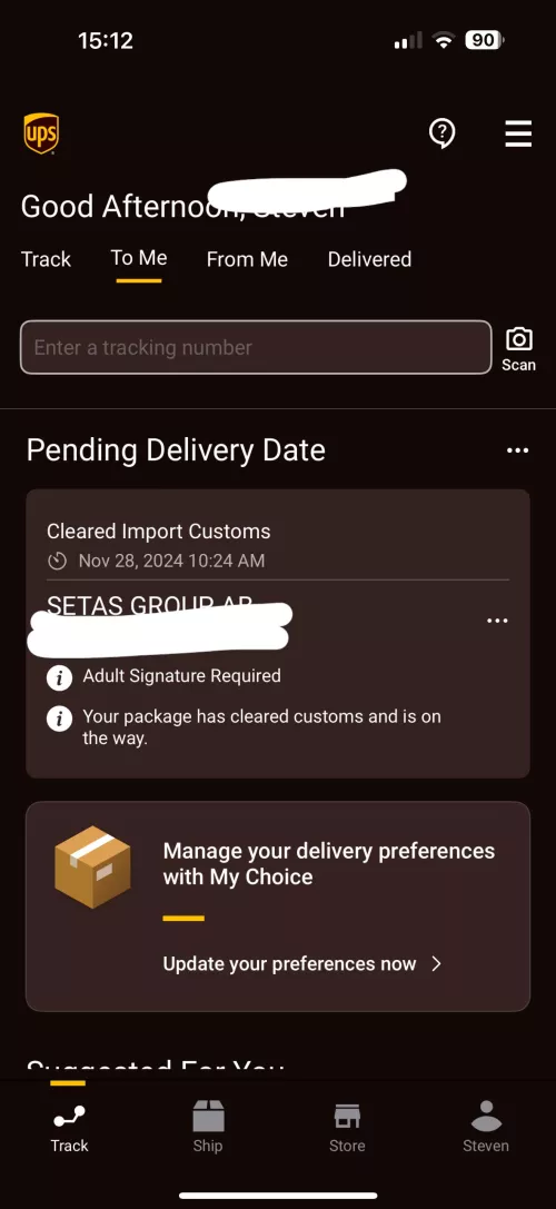 Hopefully should have my 80 can order by Saturday 🙏 last order was 21 cans ordered in end of oct got rejected ☠️