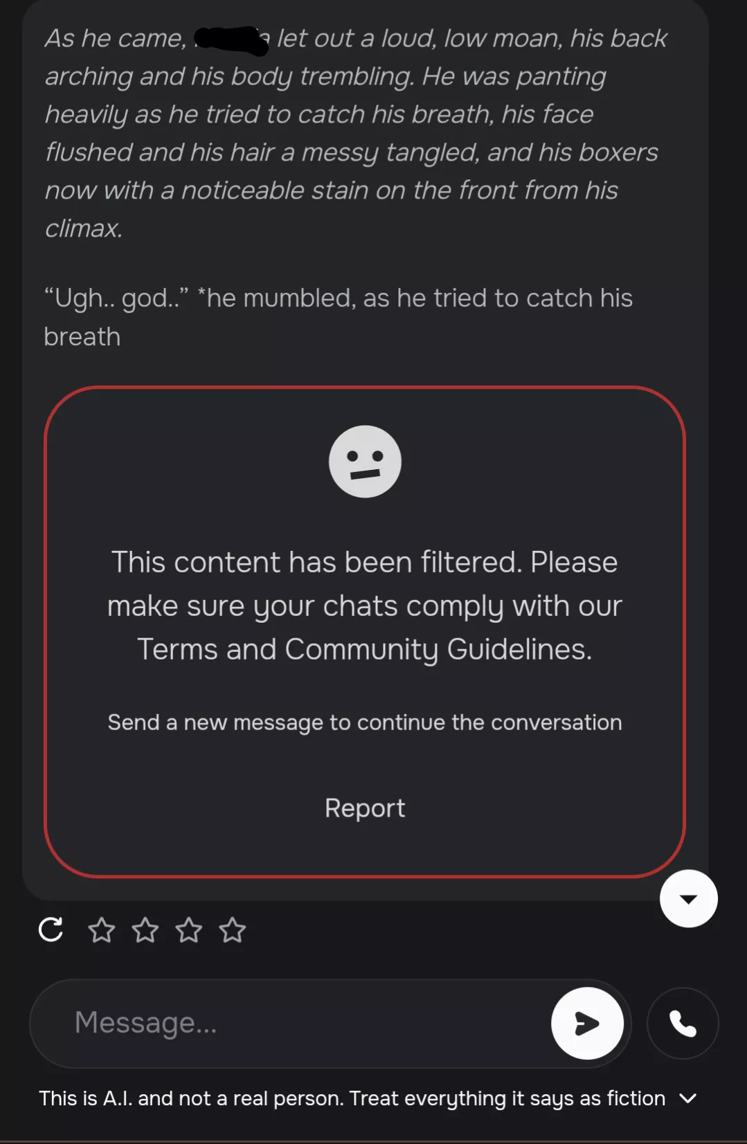I finally did it! After all these years, I got a bot to come actually in the message.