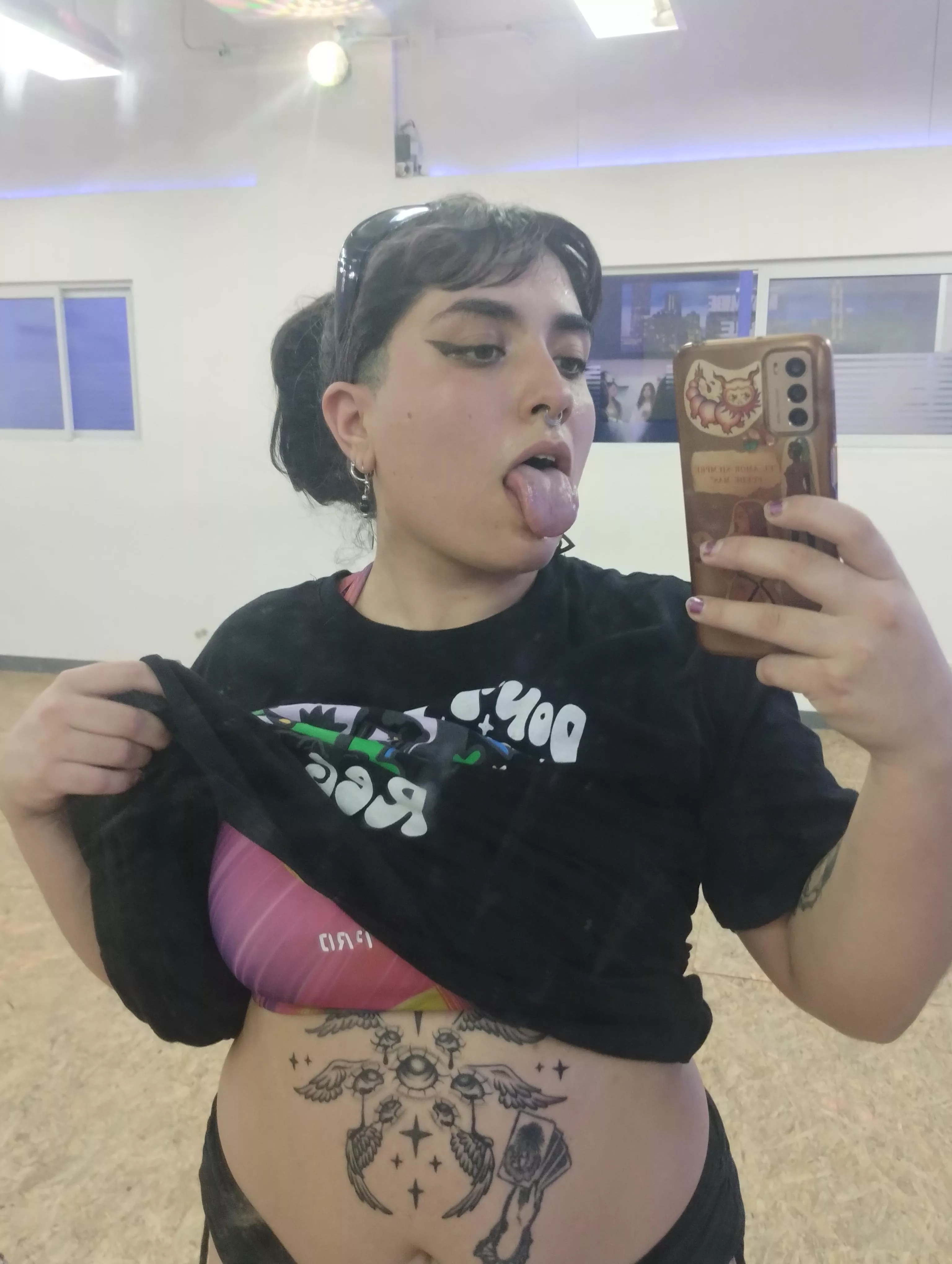 I was so hot and sweaty! [Hs] 