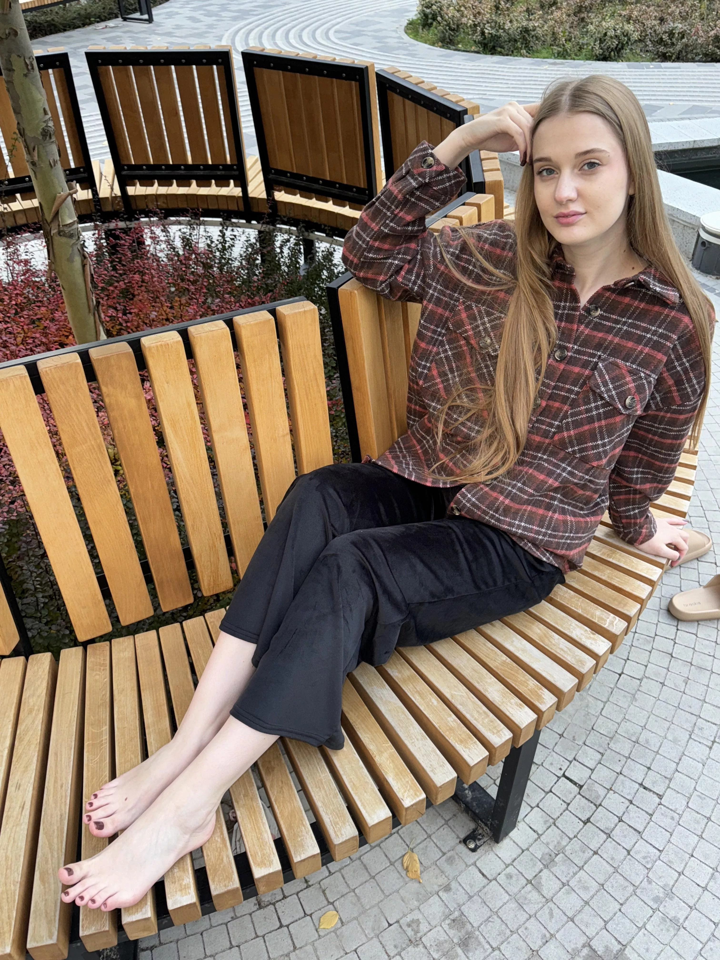 I'm not shy about exposing my legs on the street