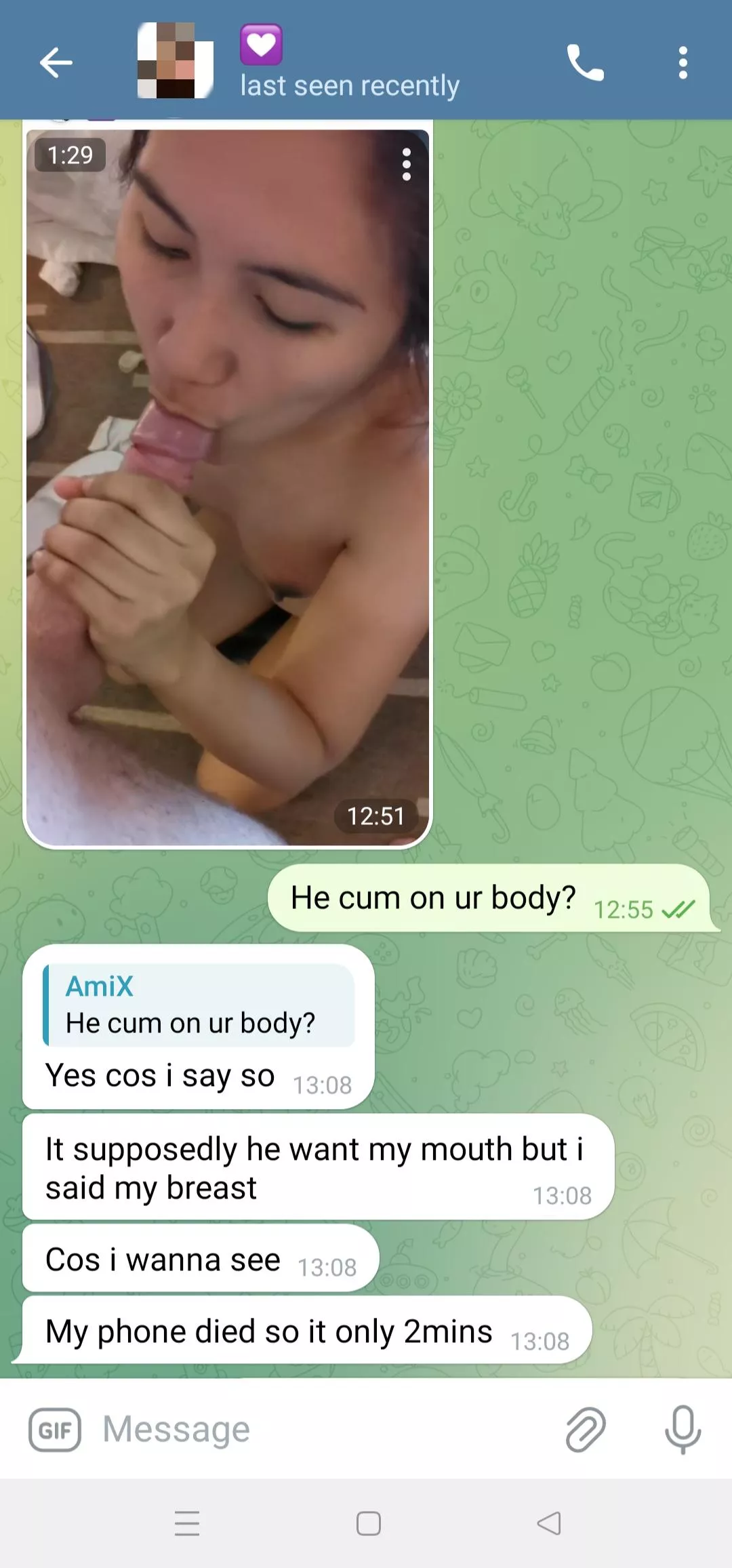 It would be longer if her phone battery didn't die 🥺