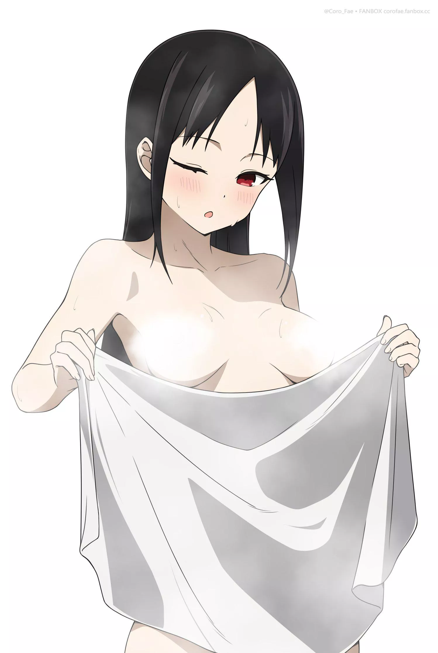 Kaguya Fresh Out Of The Shower 