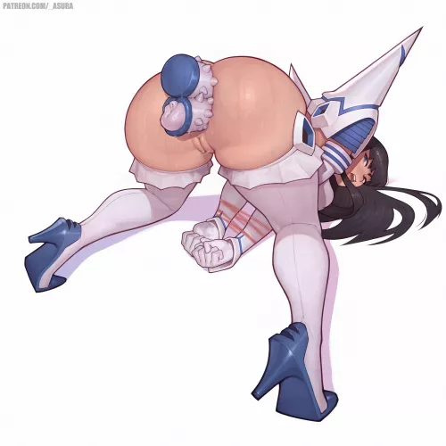 Kiryuuin Satsuki receives a double stuffing (asura)