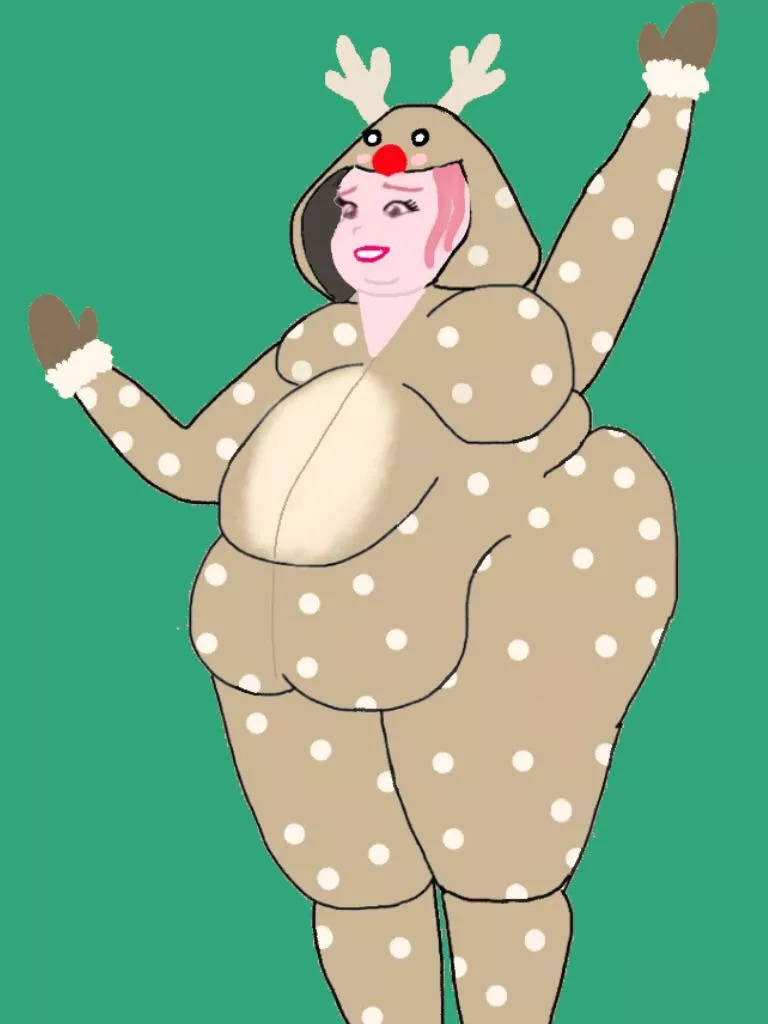 Lady Letty dressed for Christmas