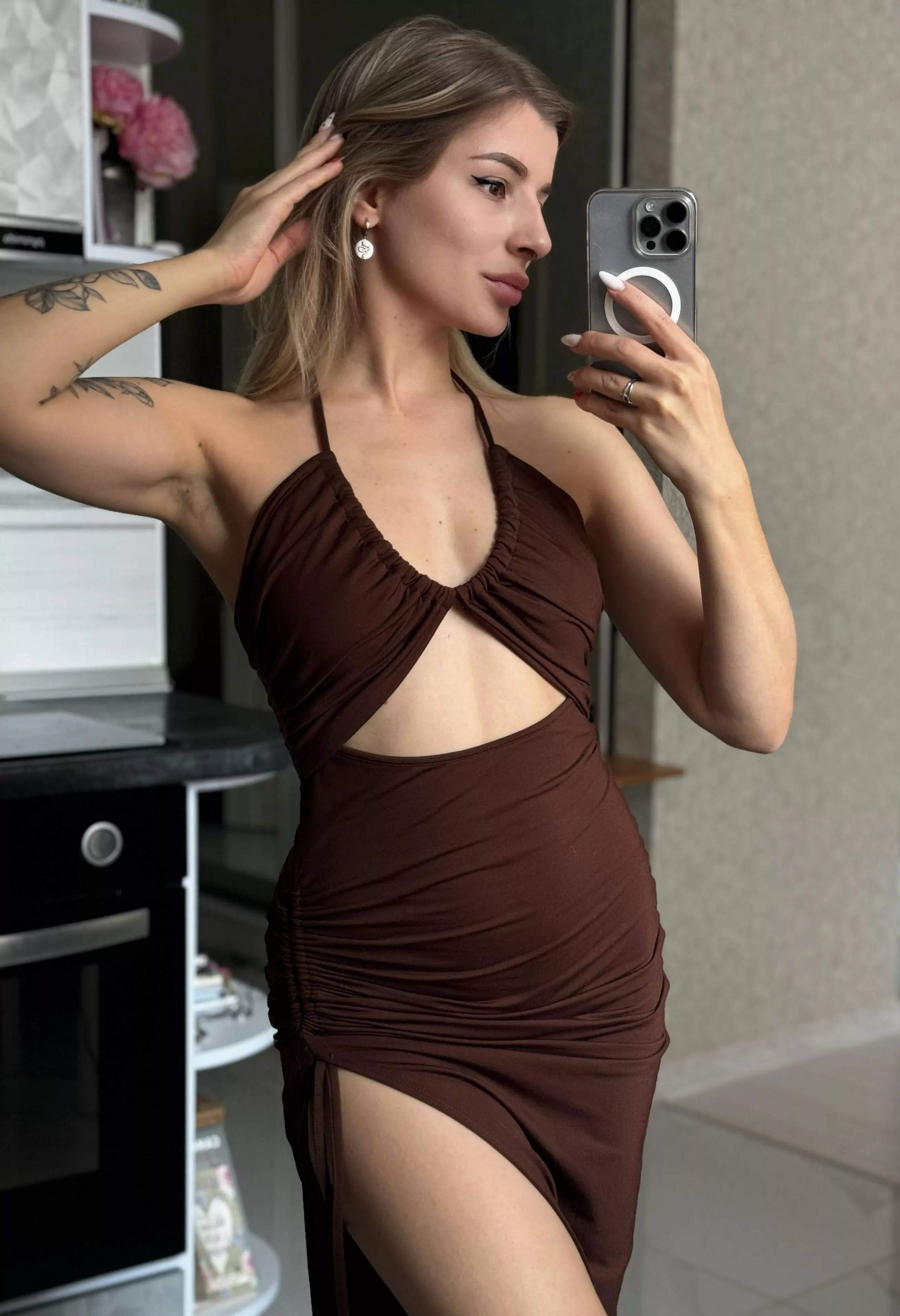 Lets make sure you never stop sniffing my armpits or I will punish you