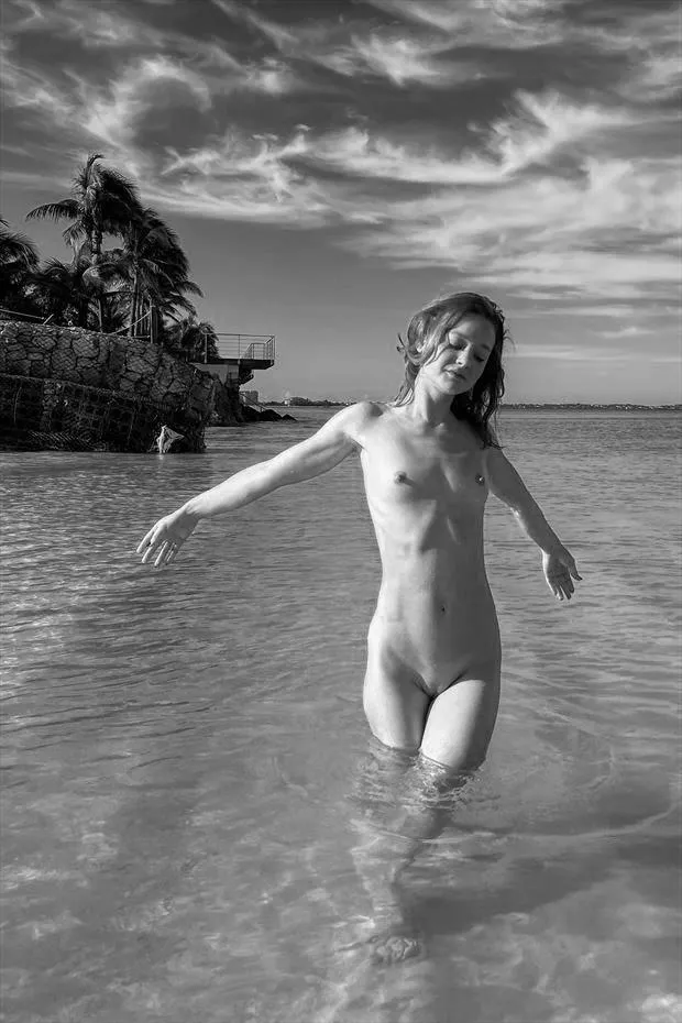 Makayla at the beach, by Kayakdude