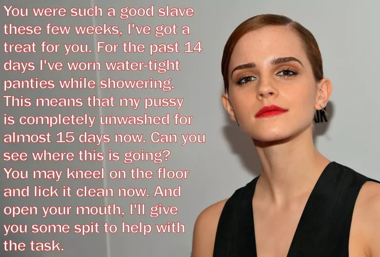 Mmh... I wonder what Queen Emma's divine pussy tastes like ❤ [Emma Watson]