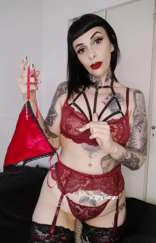 Mommy has a gift for you, beta loser... I hope this thong isn't too big for that joke you call penis