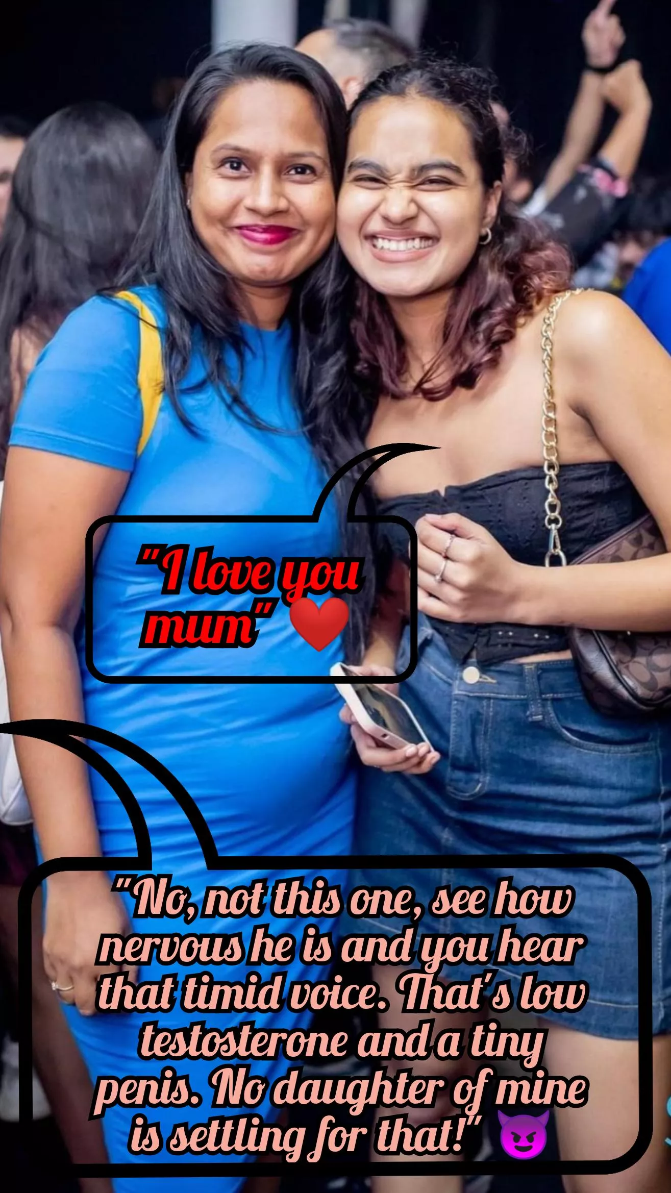 Mum knows best. It's not what's best for you though 🍤