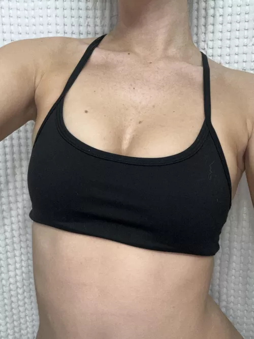My sweaty post hot yoga bra 