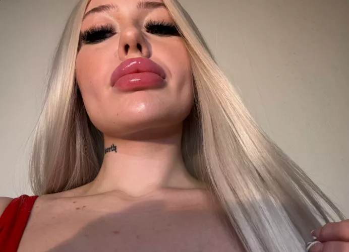 Perfect kissable lips