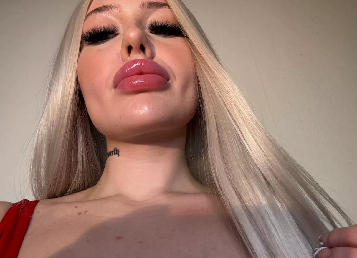 Perfect kissable lips