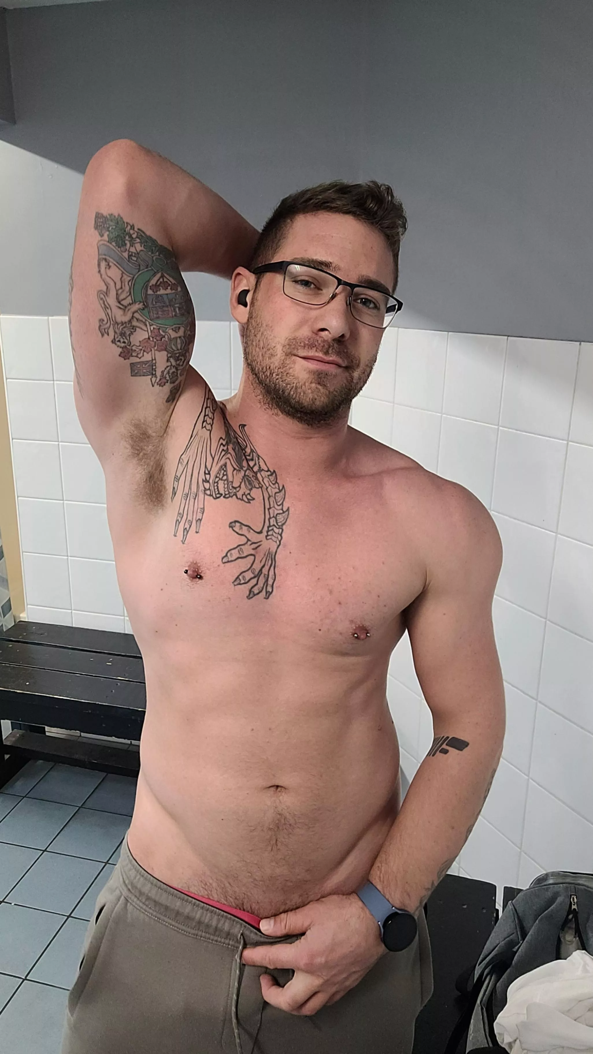 Post workout, far from fresh 😏