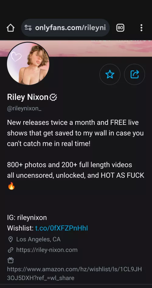 Request Riley Nixon