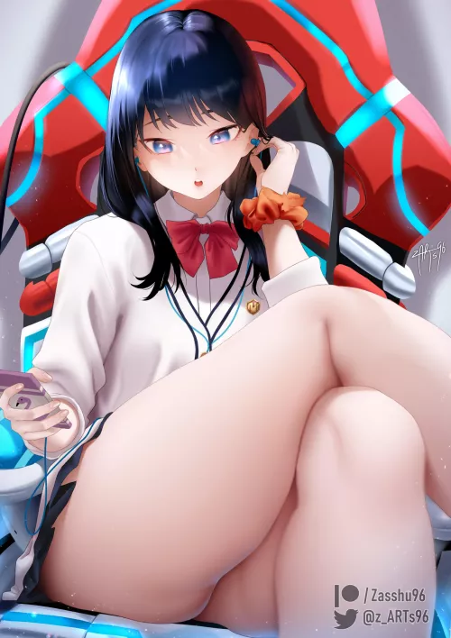 Rikka's smooth thighs