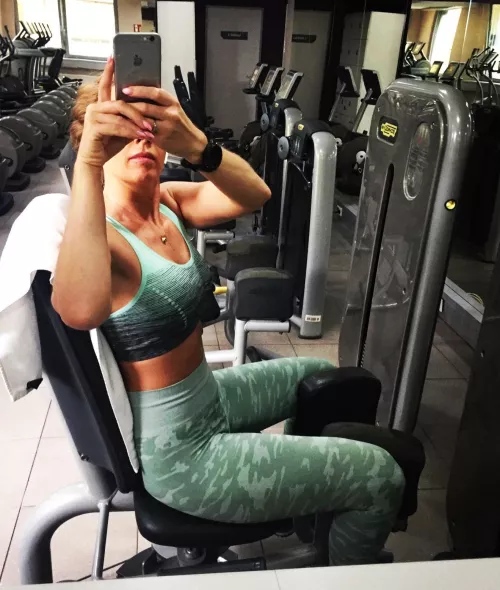 Selfie from gym