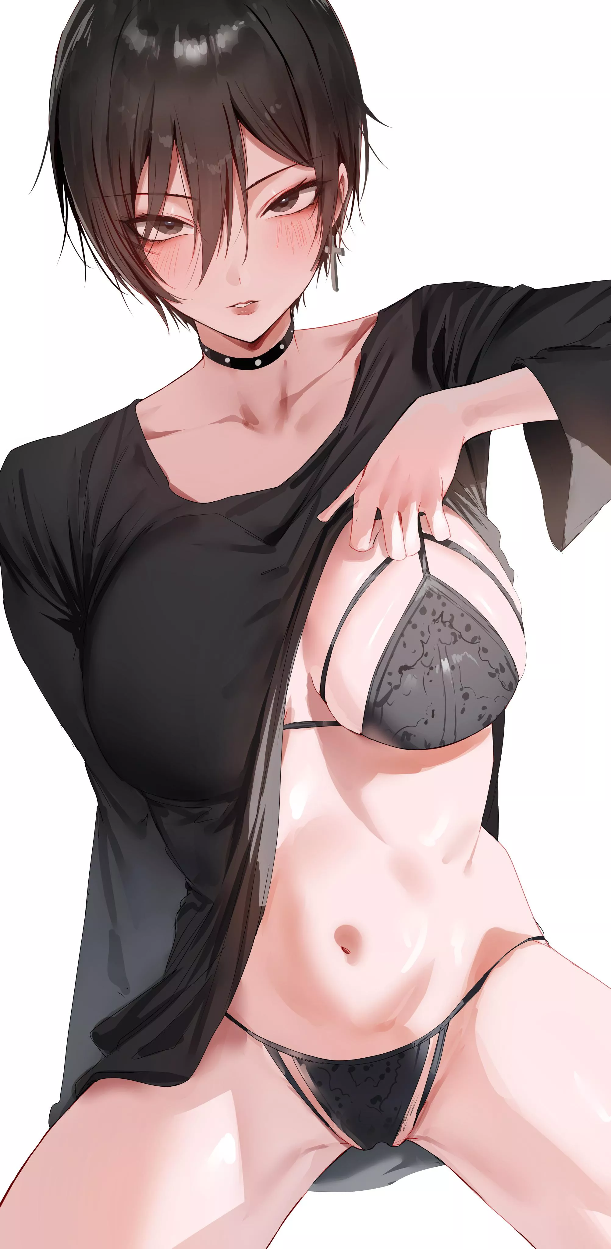 Showing off that sexy body 