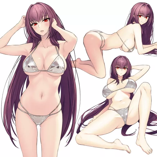 Silver Bikini Scathach 