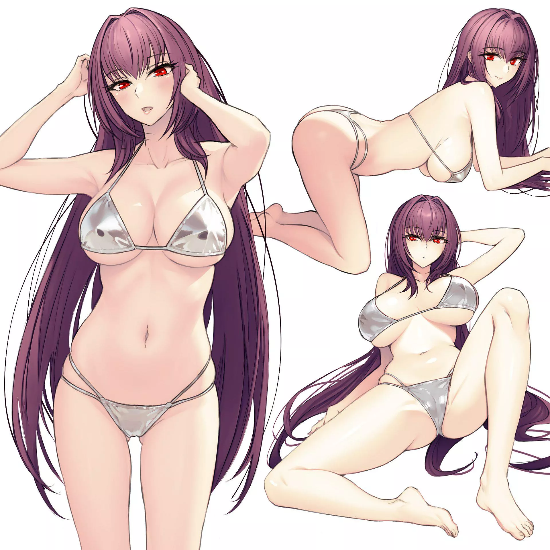Silver Bikini Scathach 