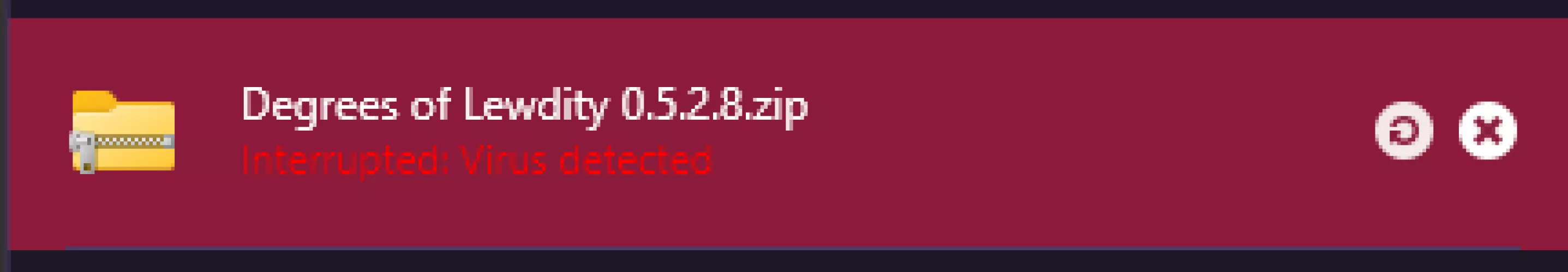 soooo is this normal? i downloaded the game from the offical site and i got this message. my anti virus even popped up and warned me about the file... haha....