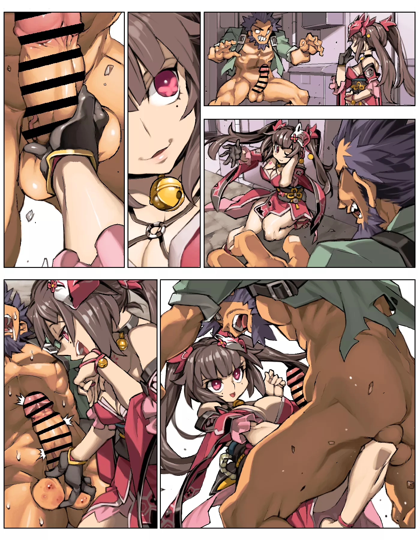 Sparkle delivers a devastating knee