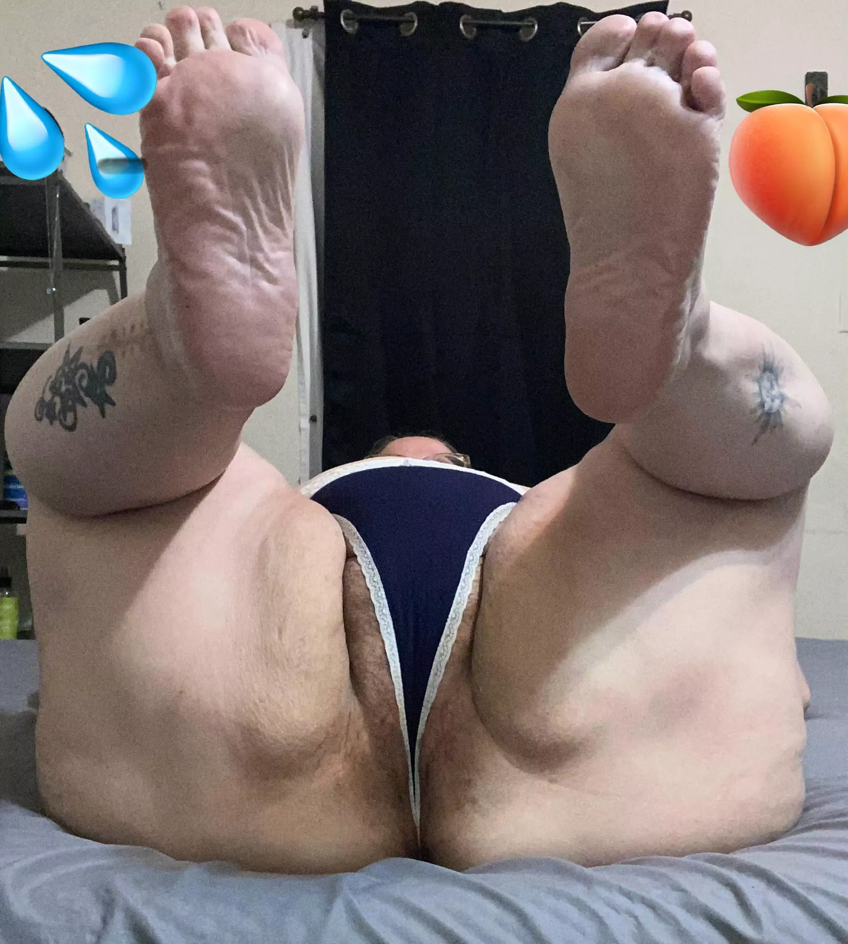 Taking them off or moving to the side? 