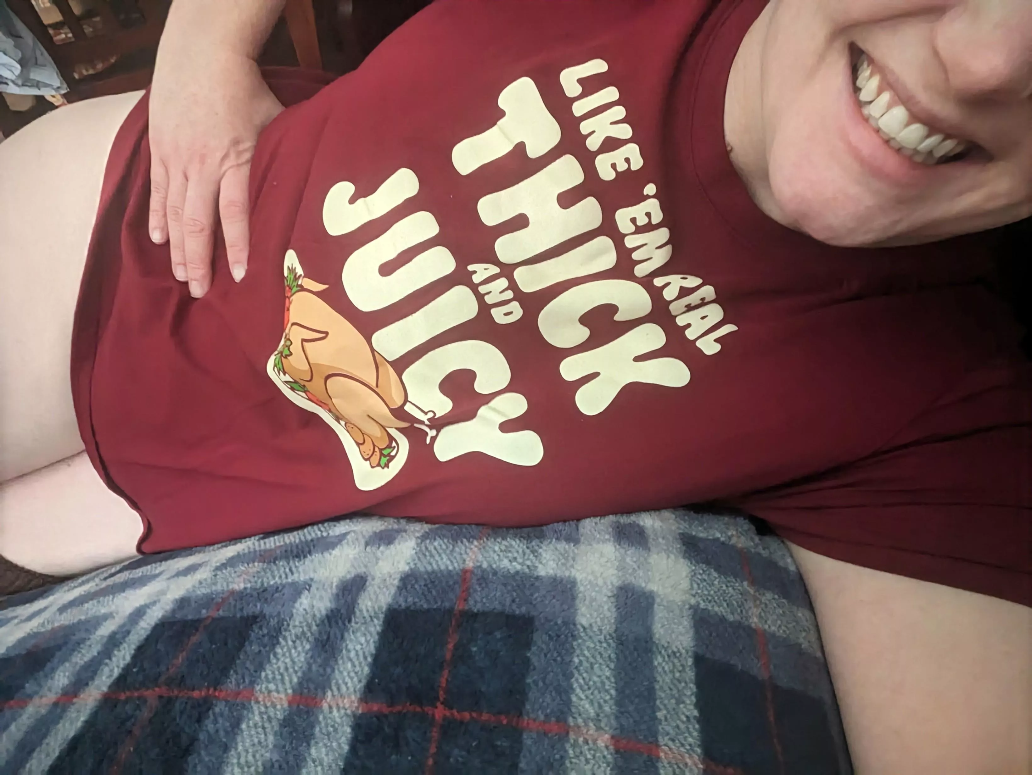 Thanksgiving dinner got a little inappropriate because the turkey was fowl!