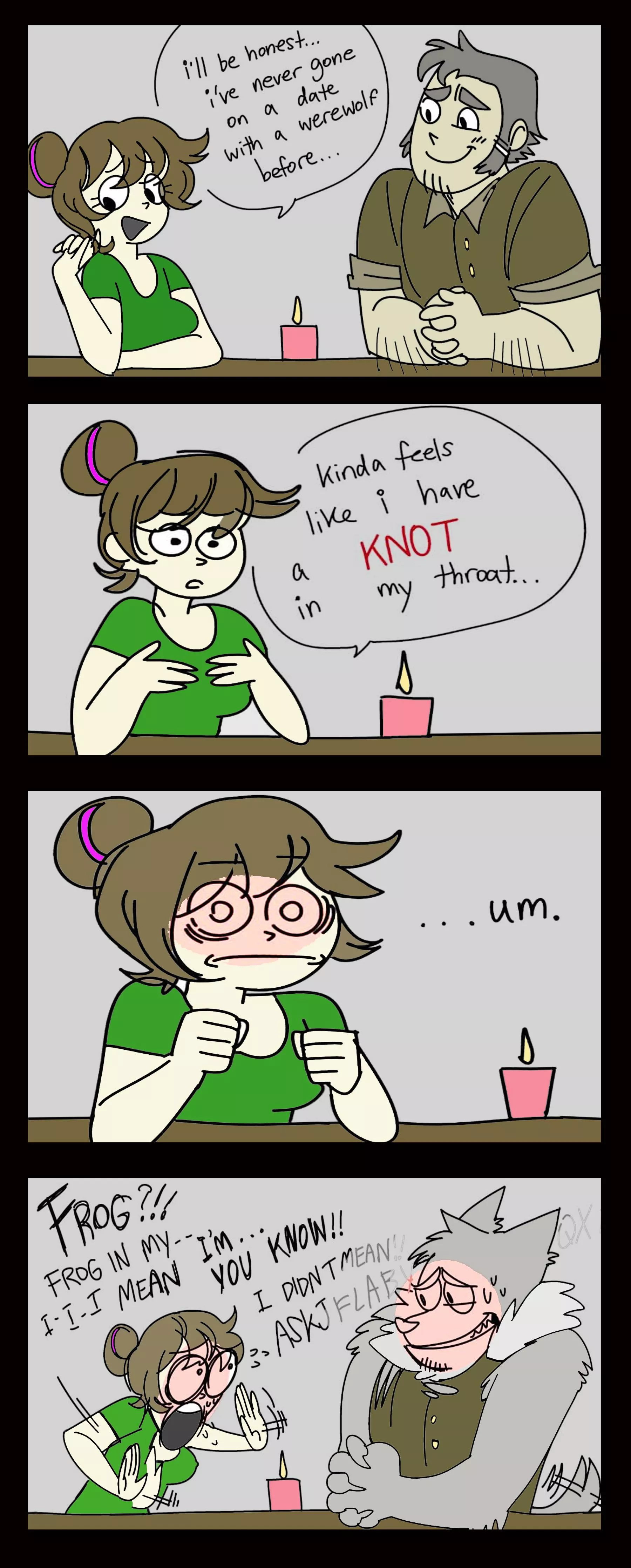 That's knot what she meant, right? (Art by @glacier_clear color by me)