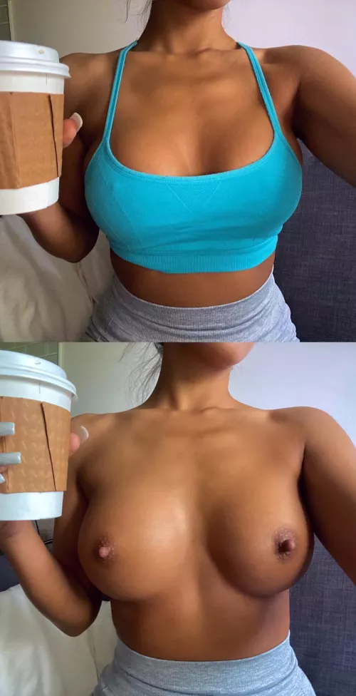 That's what happens when you bring me a morning coffee