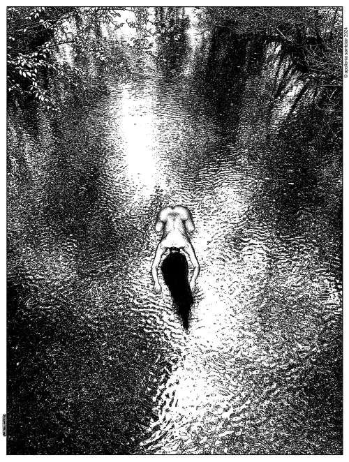 The moor pond by Apollonia Saintclair