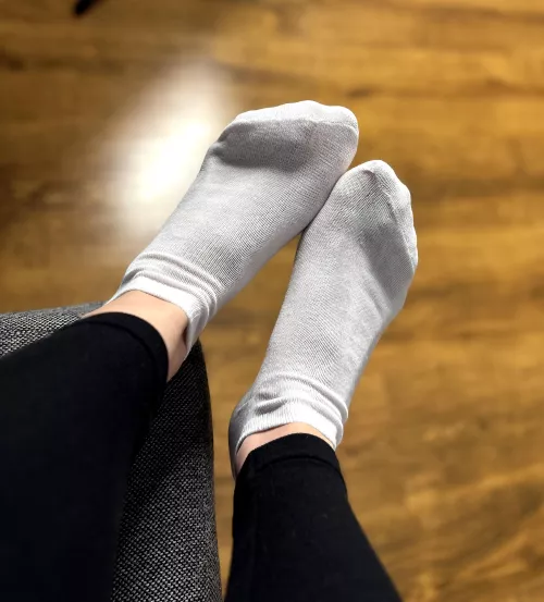 These socks don't warm my feet as well as your hands would
