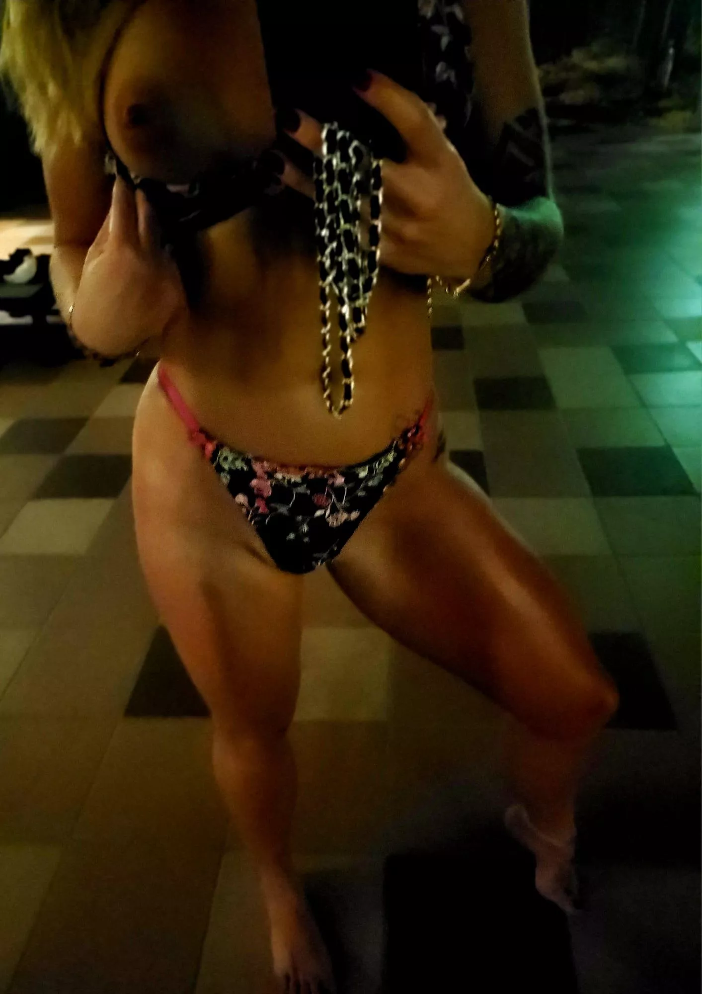 Waiting in the locker room for my after workout protein shake 