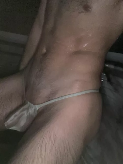 Wet thong tonight 