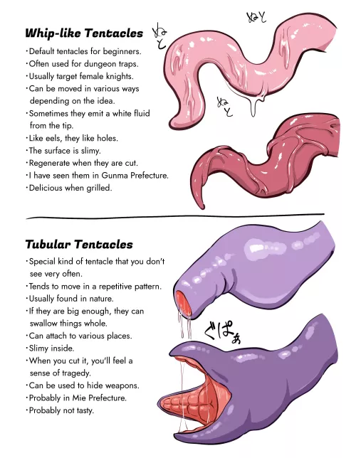 What we know about tentacles (@dokukasa)