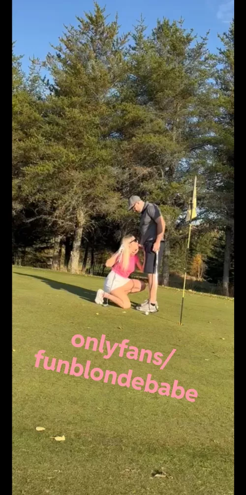 When you're on the green...drain it!!