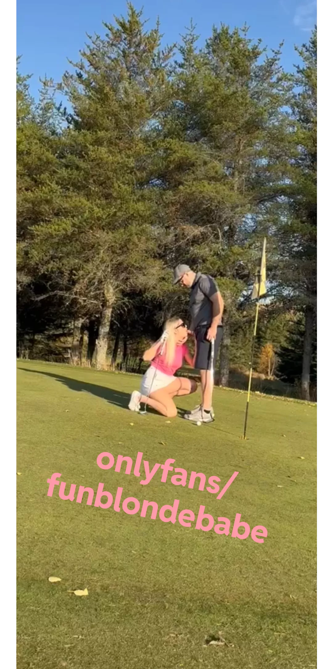 When you're on the green...drain it!!