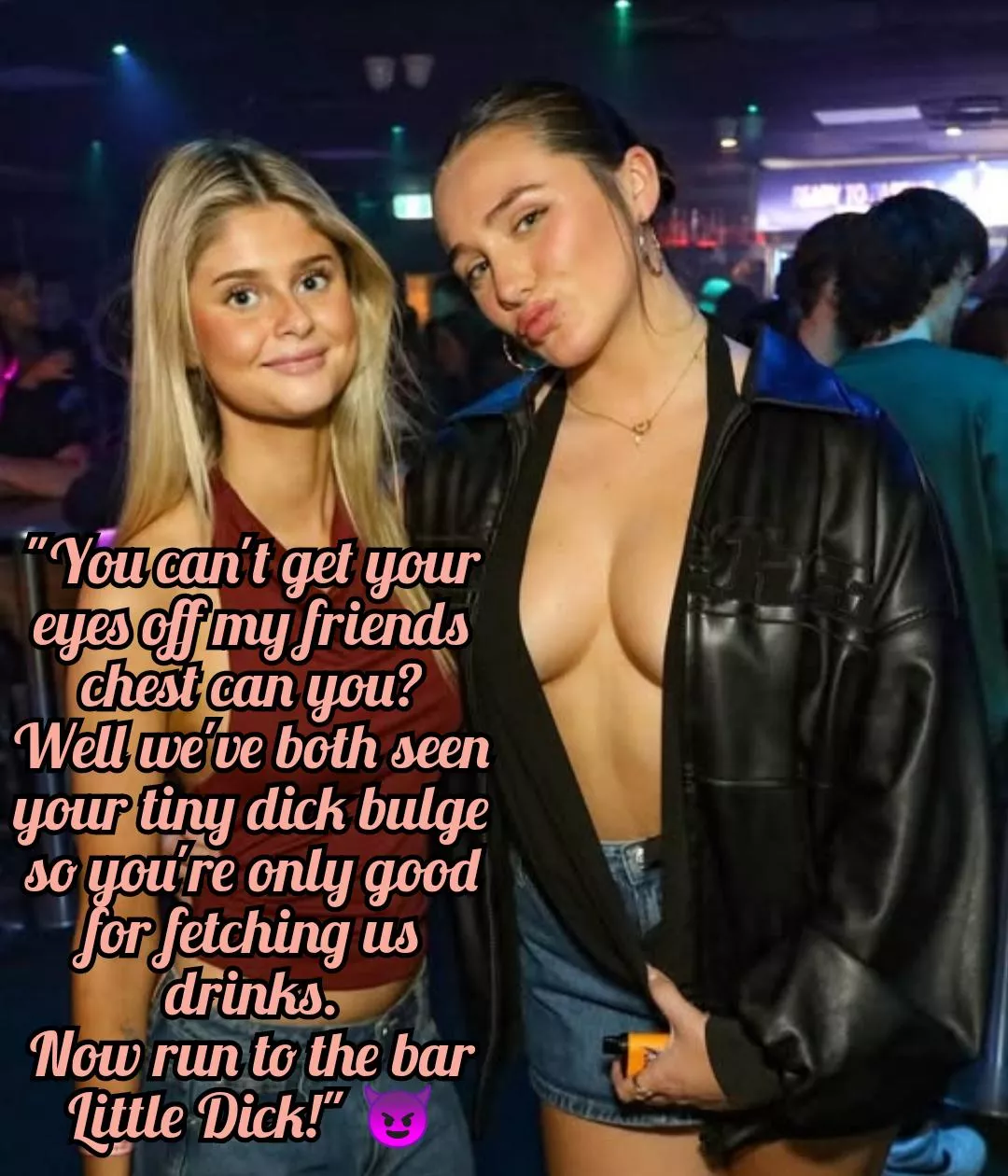 With looks and confidence like that why would they choose a small one? 🍤