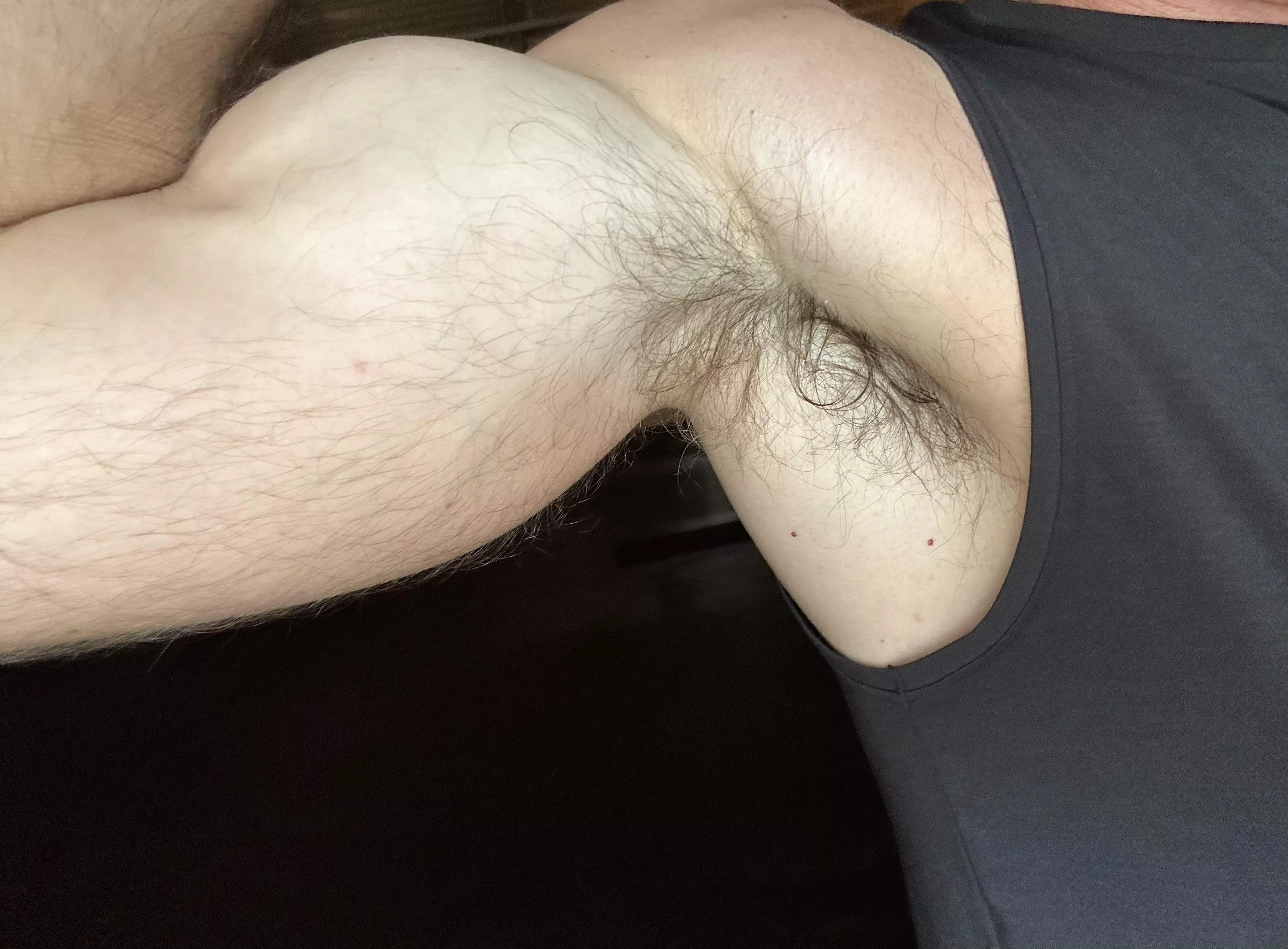 Would you sniff? Lick? Sweaty workout 