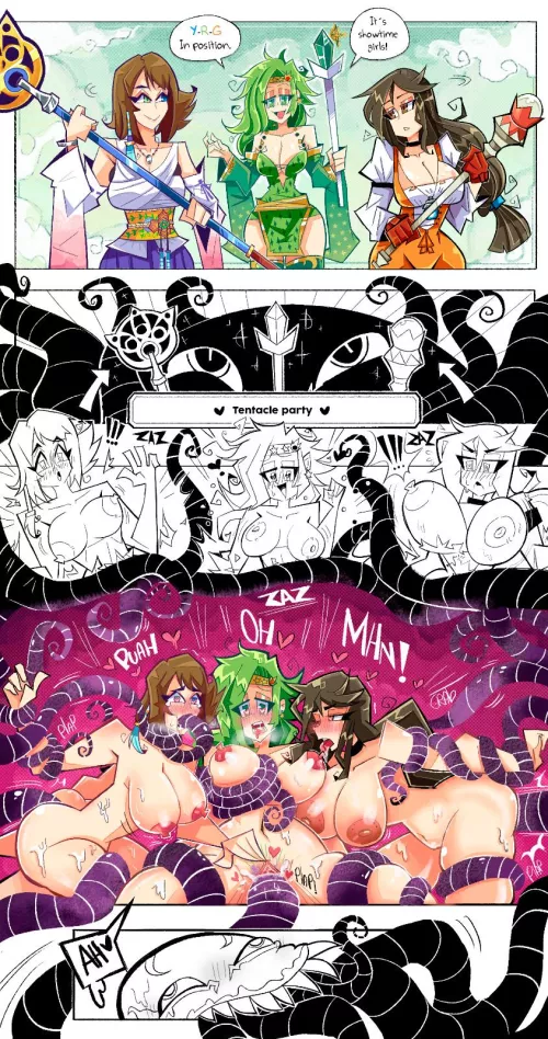 Y R G - in position! (Art by @demonbloodpal, commissioned by me~)