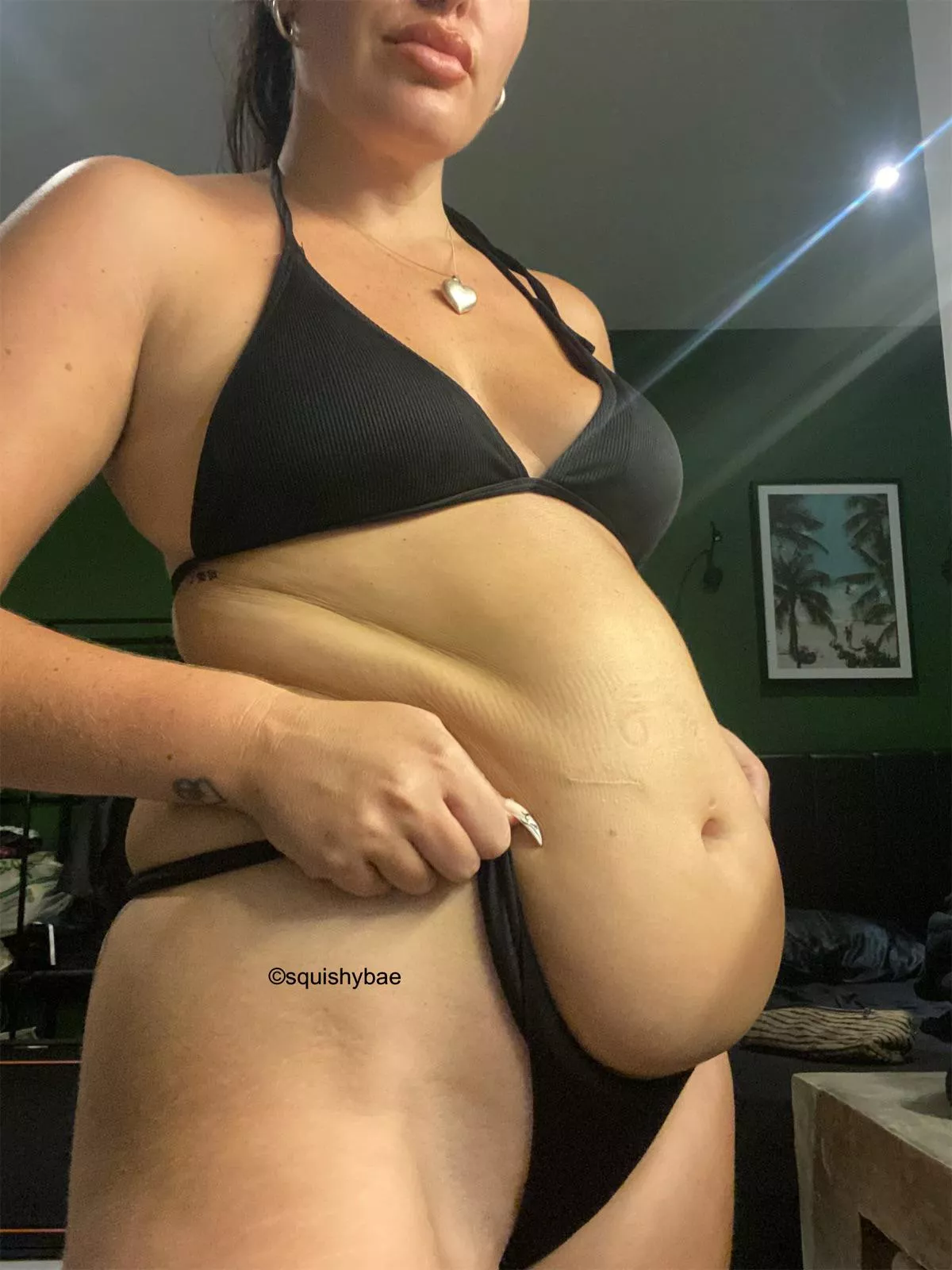 You can see my abs, right? 😭