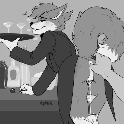 Your cock(tail) is ready :3 (JunkieBoi)